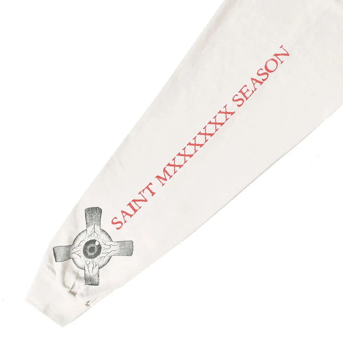 #SA63 SAINT pure cotton long-sleeved T P156 Color: White Size: S-XL